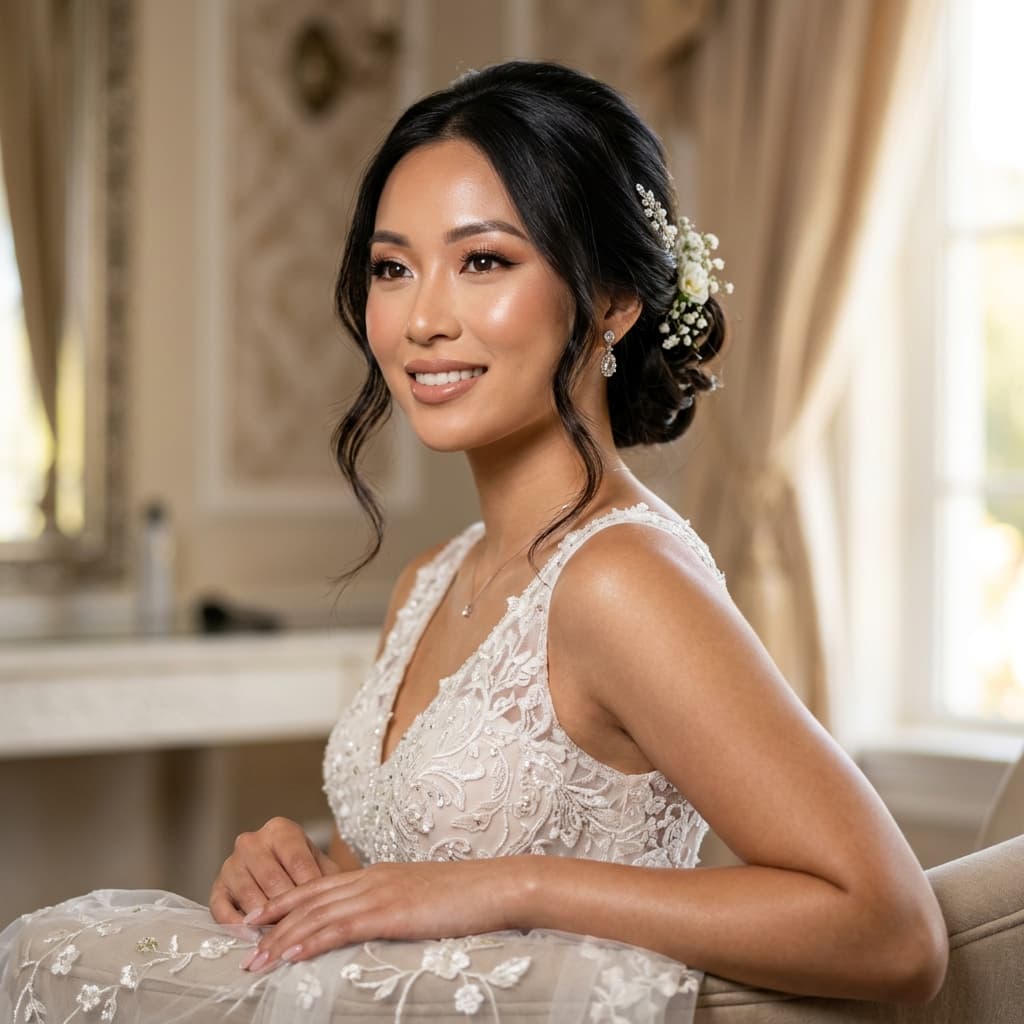 Behind the Scenes: Editorial Bridal Makeup
